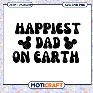 Happy Dad SVG Download for Unique Gifts and Crafts