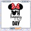 Happy Day Mickey Mouse Bow SVG for Cute Crafts