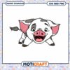 Happy Cartoon Pig SVG for Fun and Friendly Designs