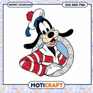 Goofy Sailor SVG and PNG Instant Download Design File Goofy Sailor SVG and PNG Instant Download Design File