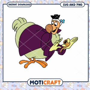 Funny Cartoon Chicken Character Clipart Download SVG PNG