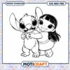 Fun Stitch and Lilo Coloring Page SVG and PNG Download 2 Fun Stitch and Lilo Coloring Page SVG and PNG Download