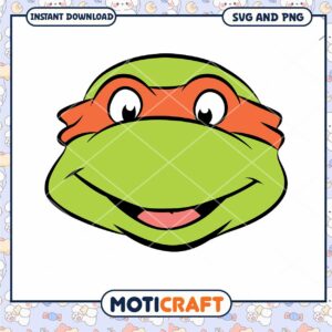 Fun Ninja Turtle SVG Clipart for Easy Download