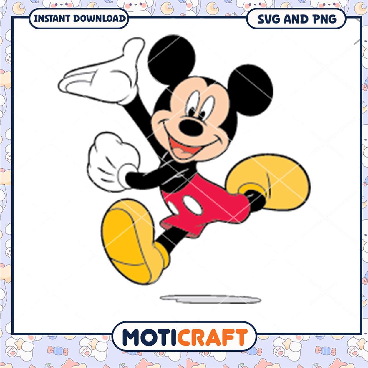 Fun Mickey Mouse SVG Clipart for Digital Crafts Download Fun Mickey Mouse SVG Clipart for Digital Crafts Download