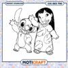 Fun Lilo and Stitch Coloring Page SVG Instant Download 1 Fun Lilo and Stitch Coloring Page SVG Instant Download