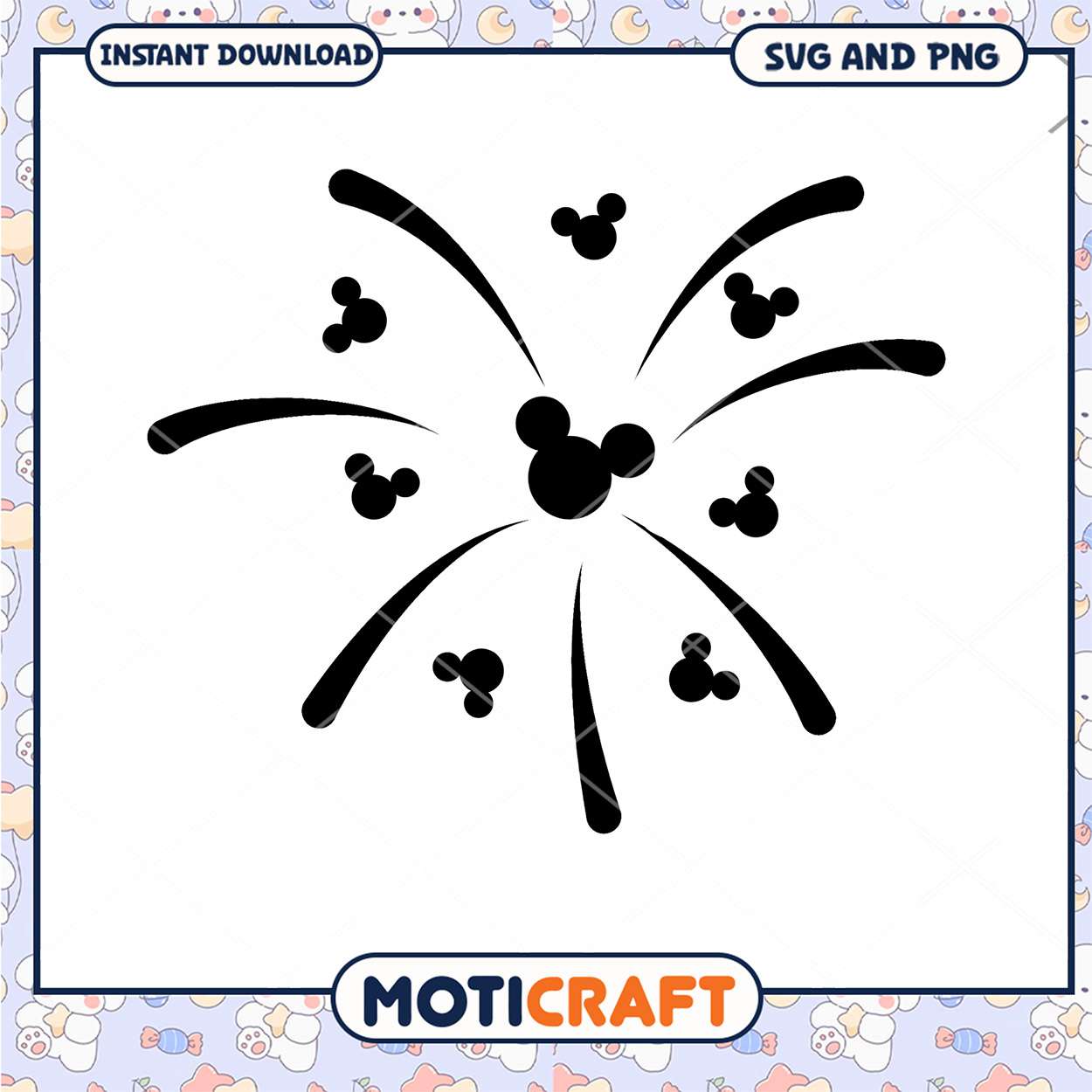 Fun Fireworks SVG Design for Celebration and Events Fun Fireworks SVG Design for Celebration and Events