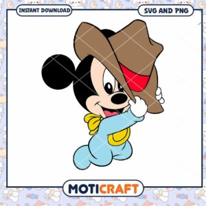 Fun Cowboy Mouse Character SVG and PNG Downloadable Art Fun Cowboy Mouse Character SVG and PNG Downloadable Art