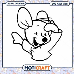 Fun Cartoon Mouse SVG Clipart for Creative Projects