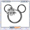 Floral Mickey Mouse SVG Design for Creative Projects 2 Floral Mickey Mouse SVG Design for Creative Projects