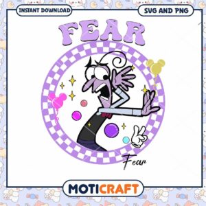 Fear Character SVG Art for Instant Download and Crafting Fear Character SVG Art for Instant Download and Crafting