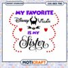 Favorite Disney Villain Sister SVG Instant Download Design 2 Favorite Disney Villain Sister SVG Instant Download Design