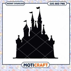 Fairytale Castle SVG Instant Download Craft Design