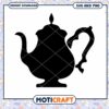 Elegant Vintage Teapot SVG Design for Crafting Projects 2 Elegant Vintage Teapot SVG Design for Crafting Projects