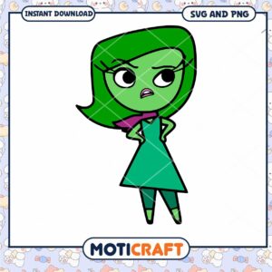 Download Green Character SVG Design for Crafts and Decor