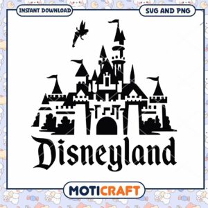 Disneyland Castle SVG Design for Crafting Enthusiasts