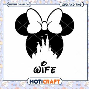 Disney Wife SVG Graphic for Fun Crafts and Designs