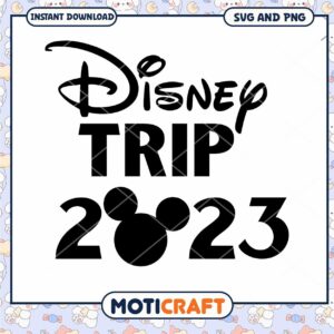 Disney Trip 2023 SVG Design for Family Adventures