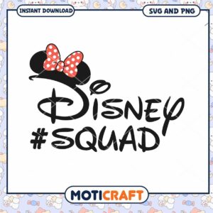 Disney Squad SVG Download Fun Graphic for Fans