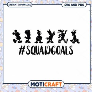 Disney Squad Goals SVG Download for Fun Projects Online