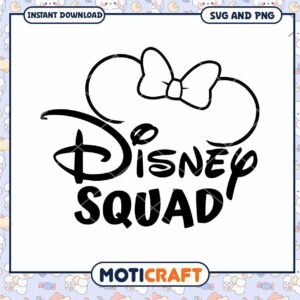 Disney Squad SVG Design for Fun and Crafting Projects