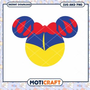 Disney Princess Mouse Ears SVG Bundle Instant Download