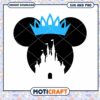 Disney Castle with Mickey Mouse Crown SVG Design Download
