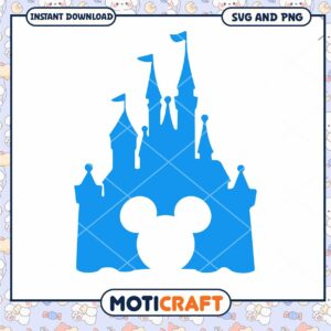 Disney Castle Silhouette SVG Download for Crafting Fun