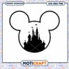 Disney Castle Mickey Mouse Silhouette SVG Instant Download