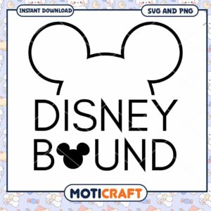 Disney Bound SVG Design for Fun Crafting Projects
