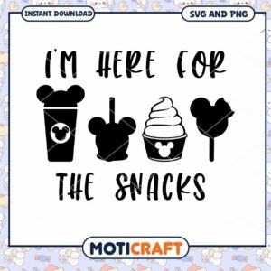 Delightful Snack Love SVG Design for Food Enthusiasts