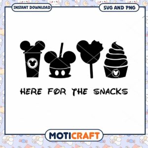 Delicious Snack Icons SVG for Fun Crafts and Designs