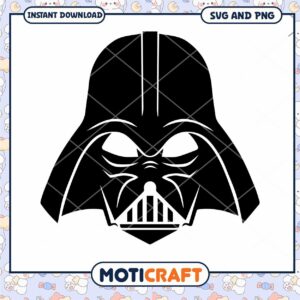Darth Vader SVG Design for Star Wars Fans Instant Download