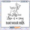 Dancing Deer Love is a Song SVG Cut File Download