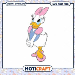 Daisy Duck SVG Instant Download for Crafting Projects