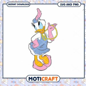 Daisy Duck SVG Design Instant Download for Crafts