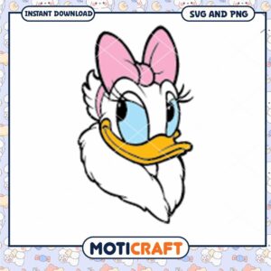 Daisy Duck SVG Cute Character Instant Download Design File