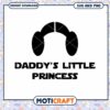 Daddy's Little Princess SVG File for Cute Designs