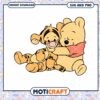 Cute Winnie the Pooh and Tigger SVG Instant Download Art