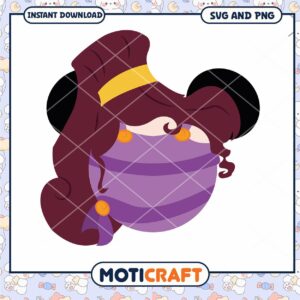 Cute SVG Disney Princess Icon for DIY Crafts Download