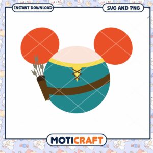 Cute SVG Design of Adventure Character with Arrows