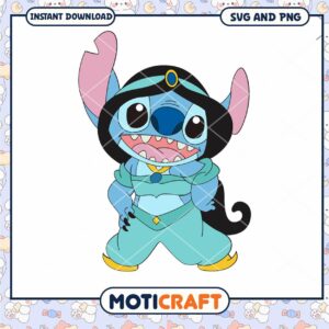 Cute Stitch Character SVG Download for Craft Projects