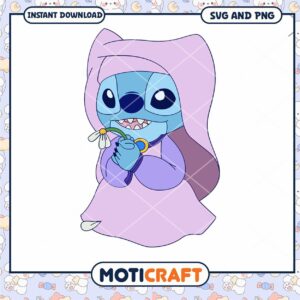 Cute Stitch Character SVG Download for Crafts and Decor