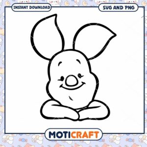 Cute Pig Character SVG for Fun Craft Projects Download