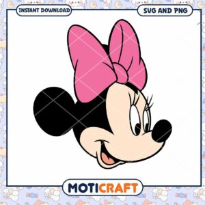 Cute Minnie Mouse SVG for Crafting and DIY Projects