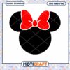 Cute Minnie Mouse Bow SVG for Creative Projects Download