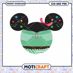Cute Mickey Mouse SVG Graphic for Instant Download Design
