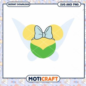 Cute Mickey Mouse Bow SVG Design for Crafts Download
