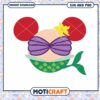 Cute Mermaid Mickey Mouse SVG Instant Download Art Design 1 Cute Mermaid Mickey Mouse SVG Instant Download Art Design