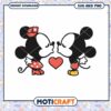 Cute Mickey and Minnie Kissing SVG for Love Projects 1 Cute Mickey and Minnie Kissing SVG for Love Projects