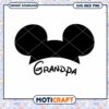 Cute Grandpa Mickey Mouse SVG Design for Instant Download